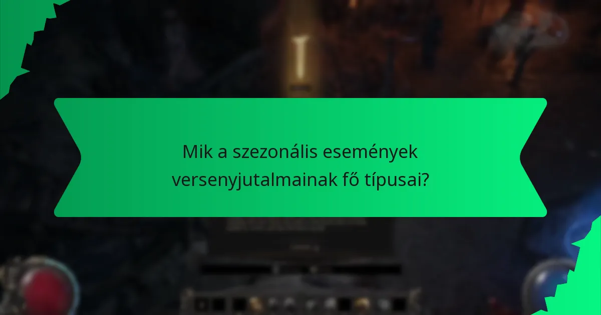 Milyen színváltozatok érhetők el a szezonális események versenyjutalmaihoz?